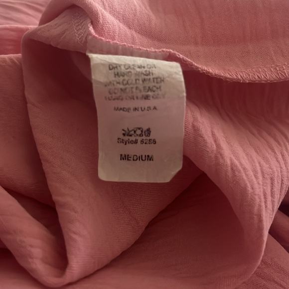 Enter light pink babydoll shirt - Picture 3 of 3